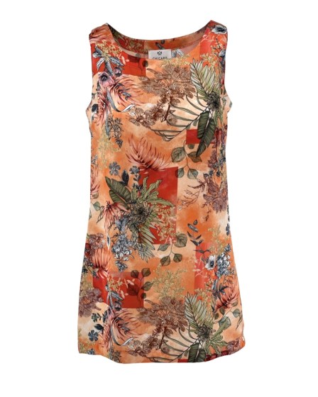chicard satin printed blouse1
